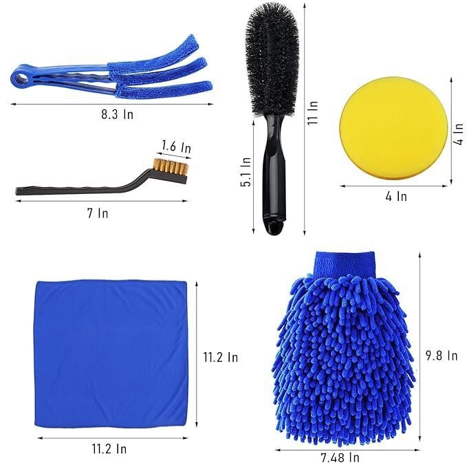 15 Pcs Car Cleaning Brush Kit