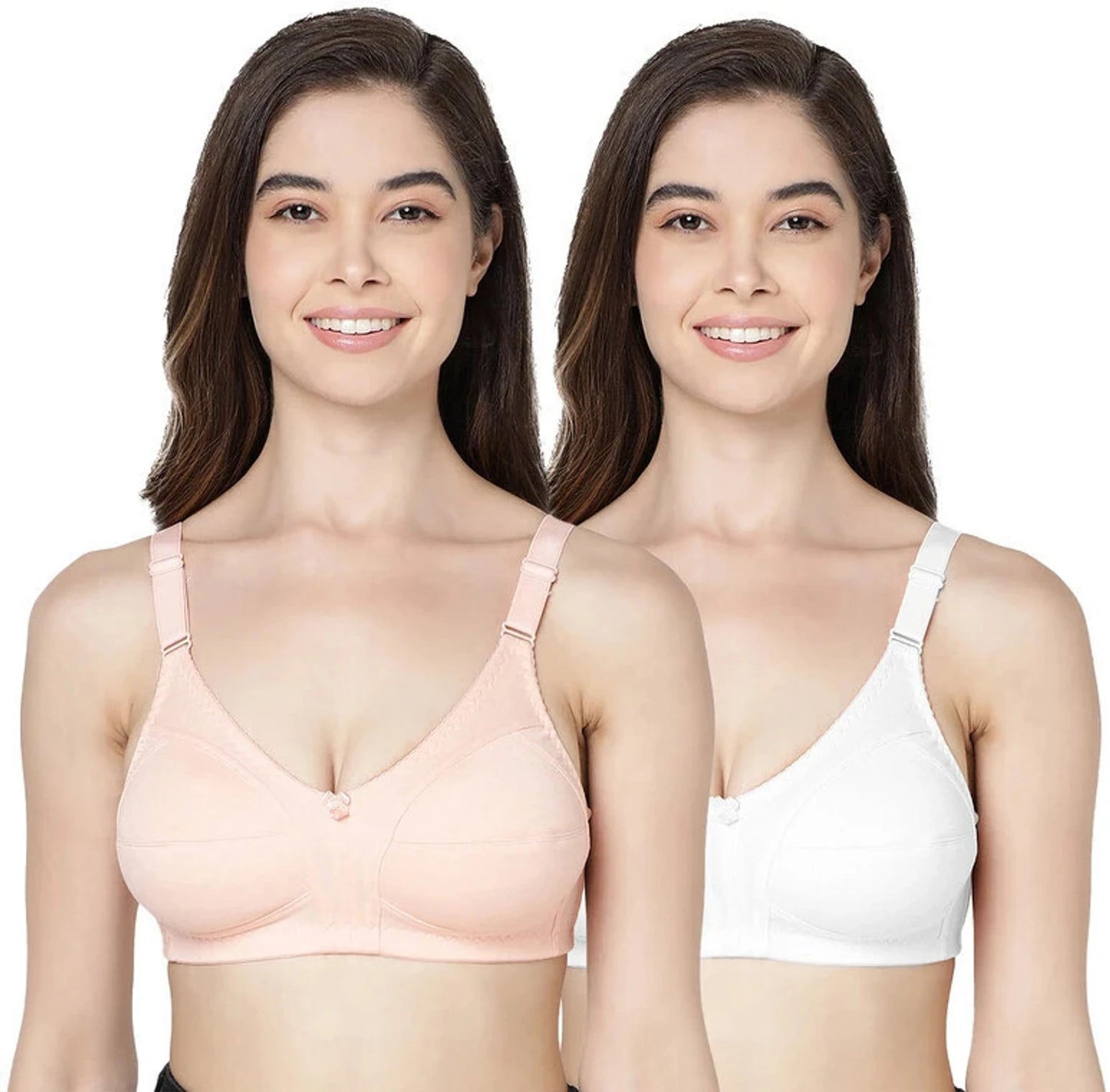 Full Coverage Non Padded Bra Pack of 4